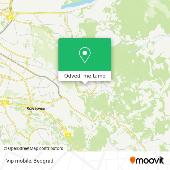 Vip mobile mapa