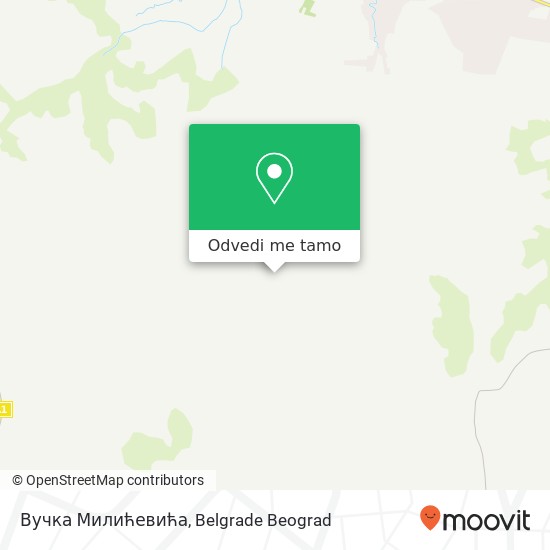 Вучка Милићевића mapa