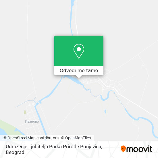 Udruzenje Ljubitelja Parka Prirode Ponjavica mapa