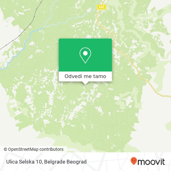 Ulica Selska 10 mapa