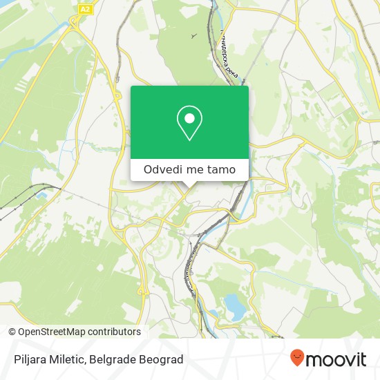 Piljara Miletic mapa