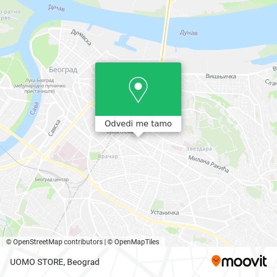 UOMO STORE mapa