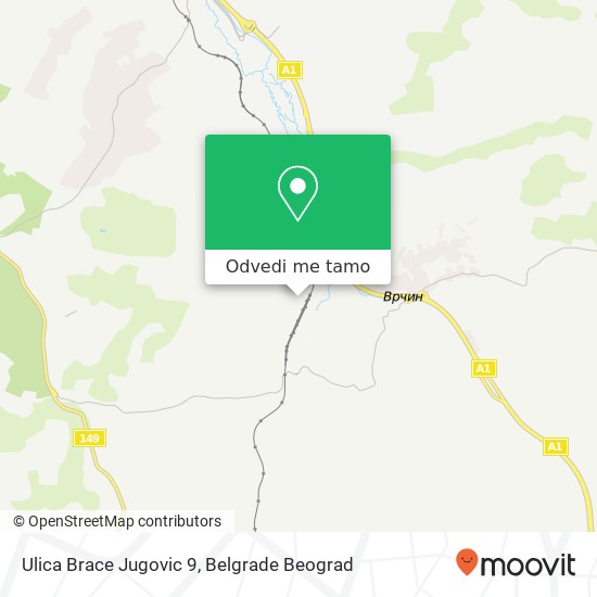 Ulica Brace Jugovic 9 mapa