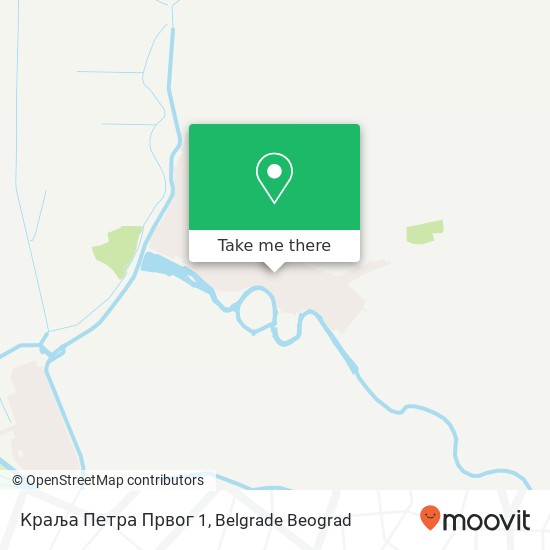 Краља Петра Првог 1 mapa