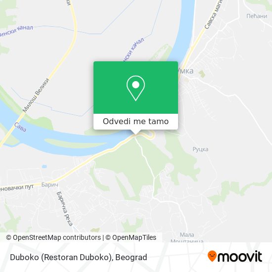 Duboko (Restoran Duboko) mapa