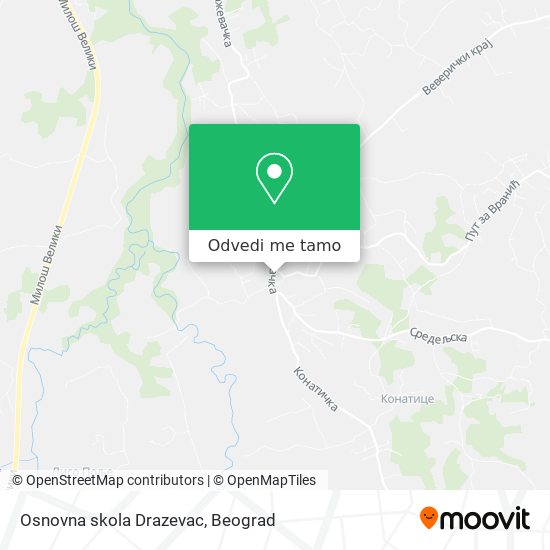 Osnovna skola Drazevac mapa