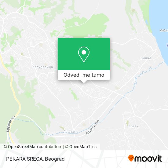 PEKARA SRECA mapa