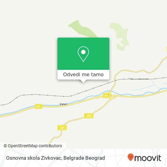 Osnovna skola Zivkovac mapa