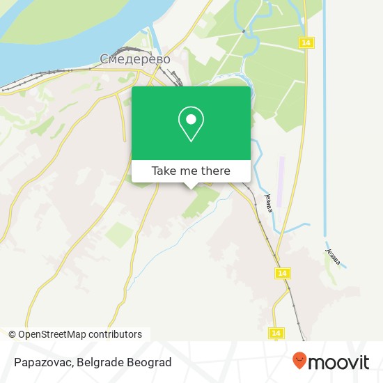 Papazovac mapa