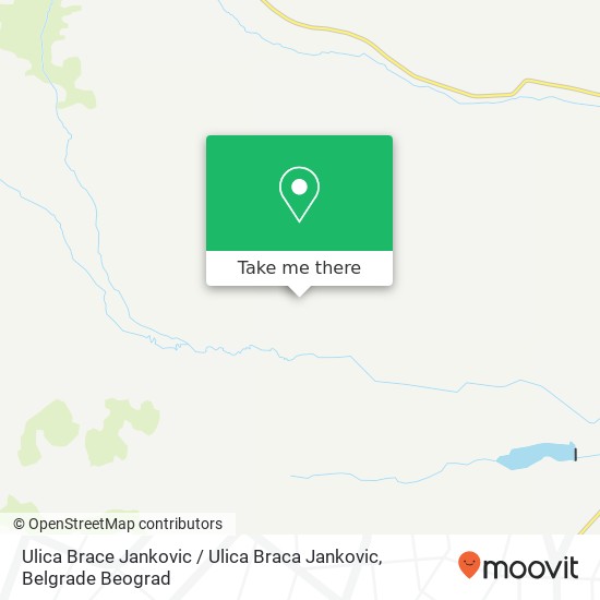 Ulica Brace Jankovic / Ulica Braca Jankovic mapa