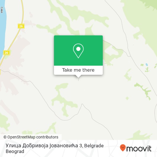 Улица Добривоја Јовановића 3 mapa