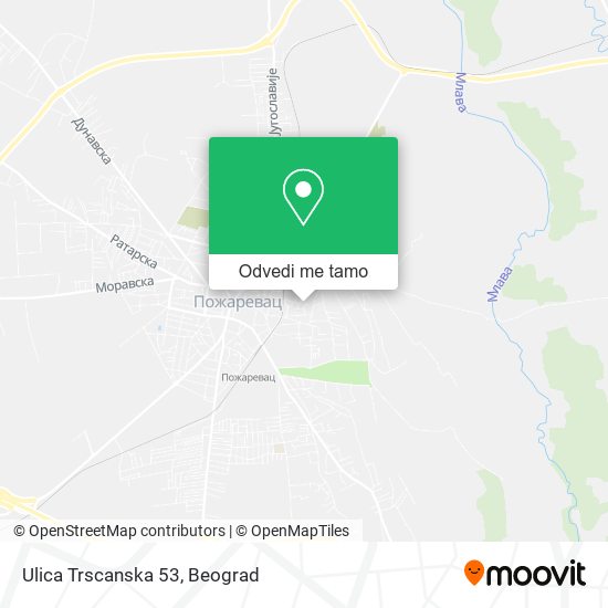 Ulica Trscanska 53 mapa