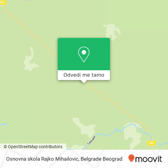 Osnovna skola Rajko Mihailovic mapa