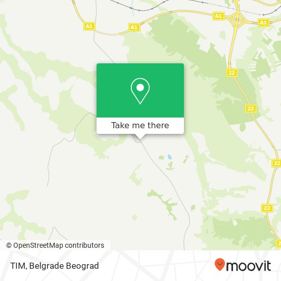 TIM mapa