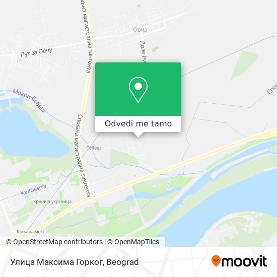 Улица Максима Горког mapa