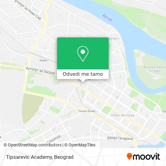 Tipsarevic Academy mapa