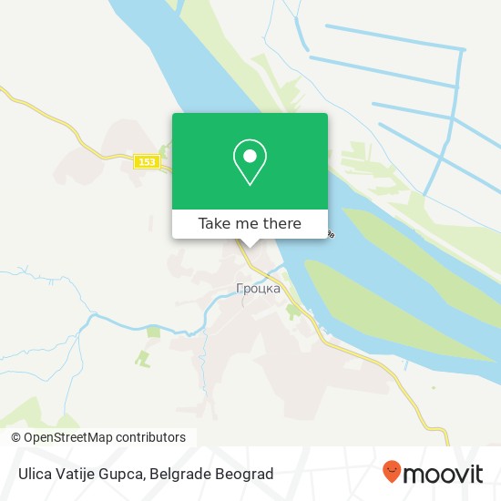 Ulica Vatije Gupca mapa