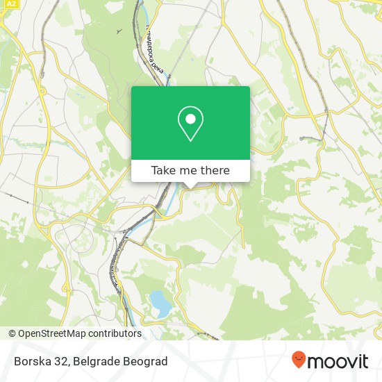 Borska 32 mapa