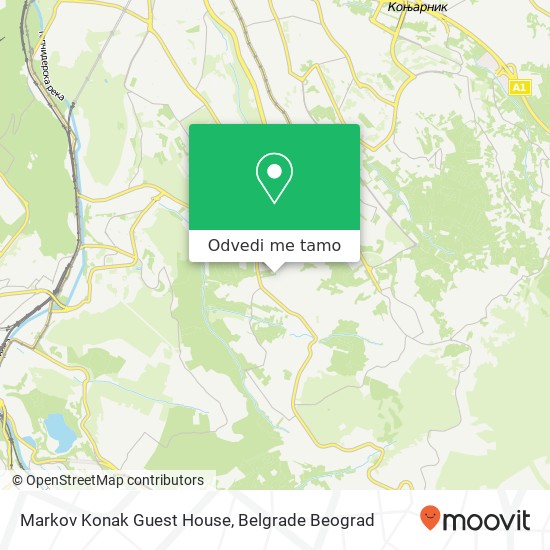 Markov Konak Guest House mapa