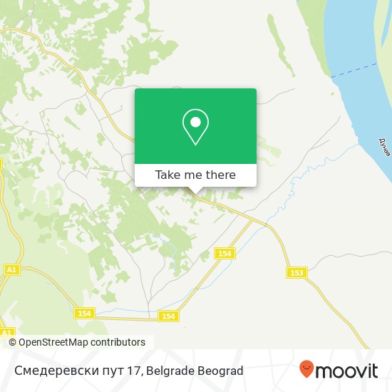 Смедеревски пут 17 mapa