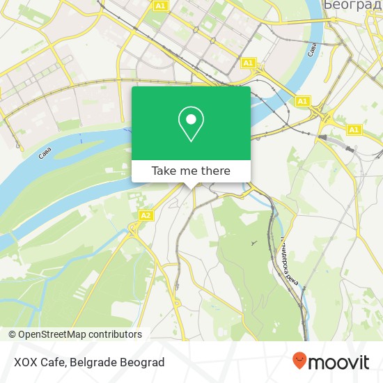 XOX Cafe mapa