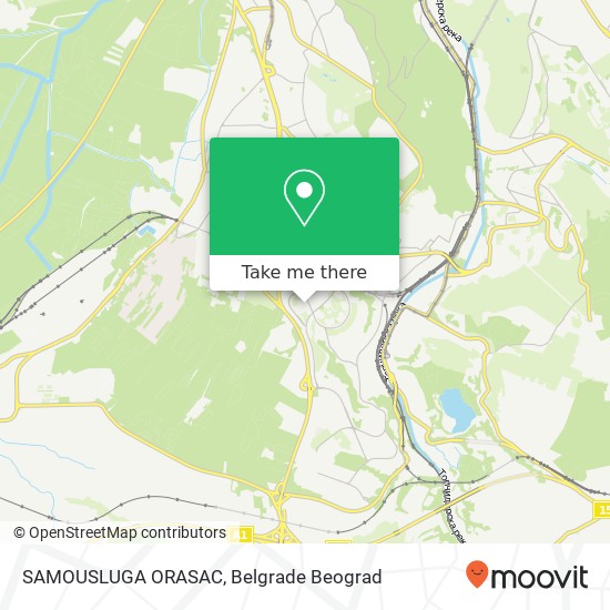 SAMOUSLUGA ORASAC mapa