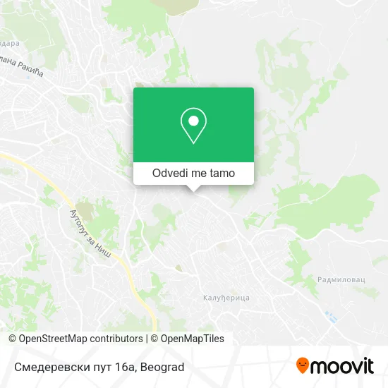 Смедеревски пут 16a mapa
