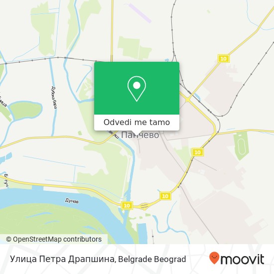 Улица Петра Драпшина mapa