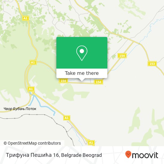 Трифуна Пешића 16 mapa