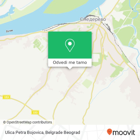 Ulica Petra Bojovica mapa