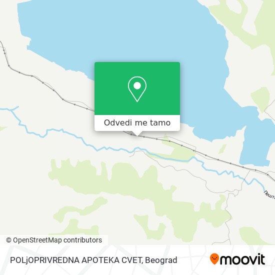 POLjOPRIVREDNA APOTEKA CVET mapa