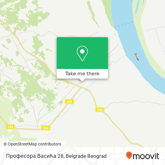 Професора Васића 28 mapa