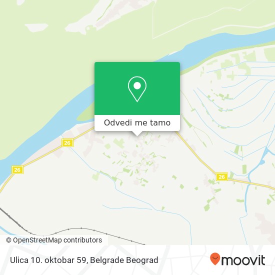 Ulica 10. oktobar 59 mapa