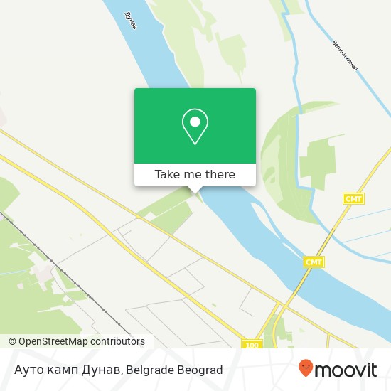 Ауто камп Дунав mapa