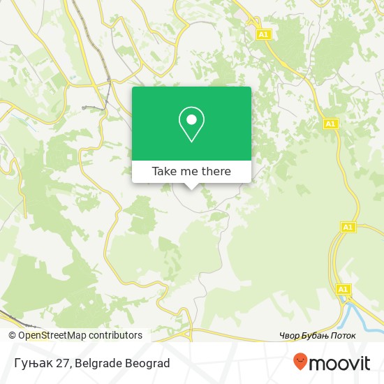 Гуњак 27 mapa