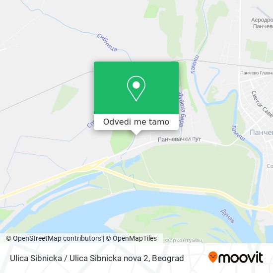 Ulica Sibnicka / Ulica Sibnicka nova 2 mapa