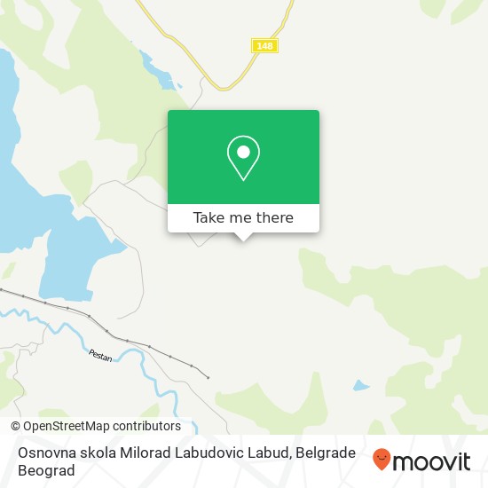 Osnovna skola Milorad Labudovic Labud mapa