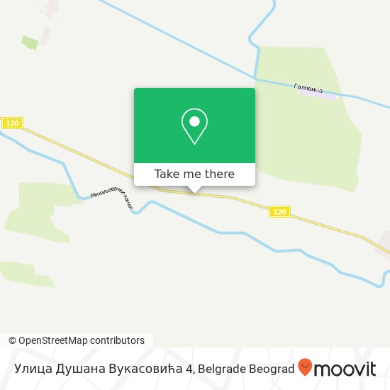 Улица Душана Вукасовића 4 mapa