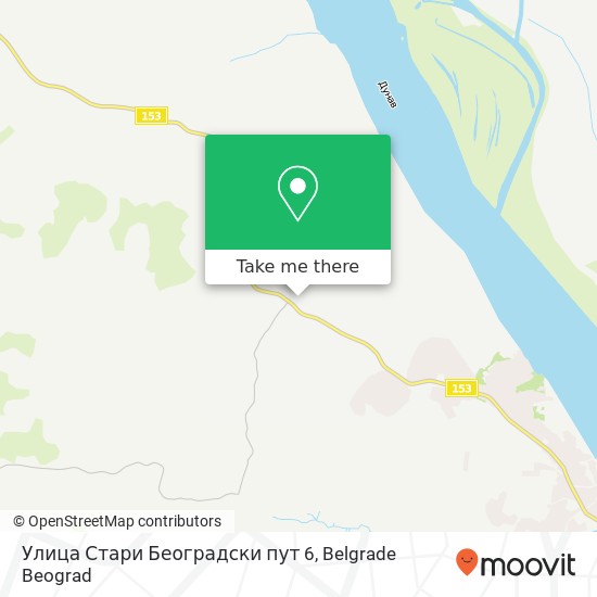 Улица Стари Београдски пут 6 mapa