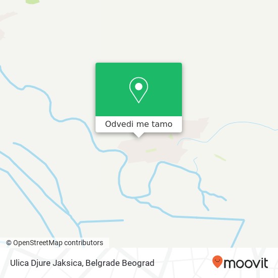 Ulica Djure Jaksica mapa