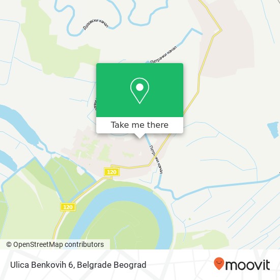 Ulica Benkovih 6 mapa