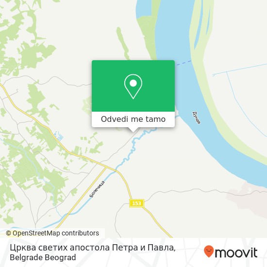 Црква светих апостола Петра и Павла mapa