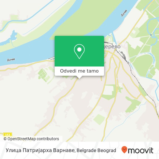 Улица Патријарха Варнаве mapa