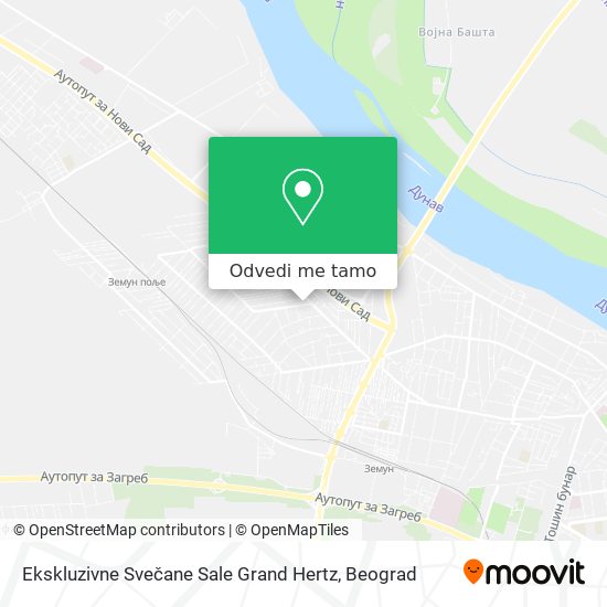 Ekskluzivne Svečane Sale Grand Hertz mapa