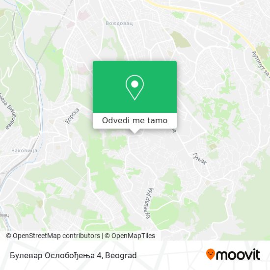 Булевар Ослобођења 4 mapa