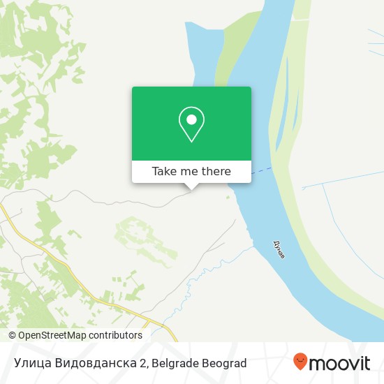 Улица Видовданска 2 mapa