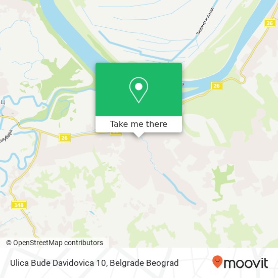 Ulica Bude Davidovica 10 mapa