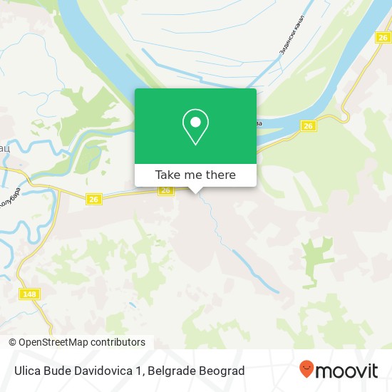 Ulica Bude Davidovica 1 mapa