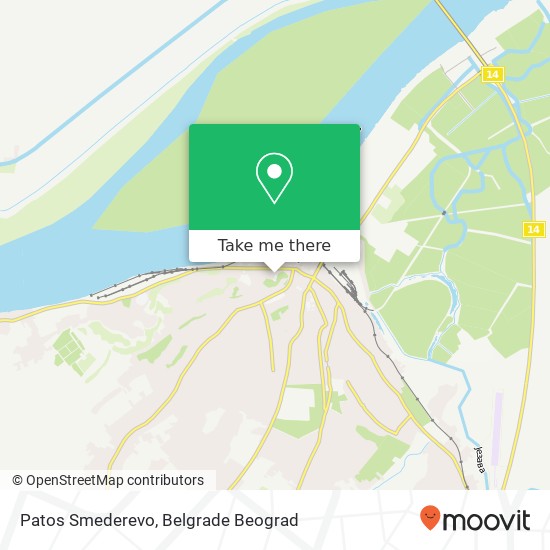 Patos Smederevo mapa