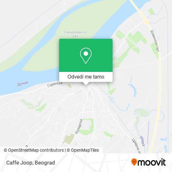 Caffe Joop, Улица Радосава Мирковића 12 / B Смедерево mapa